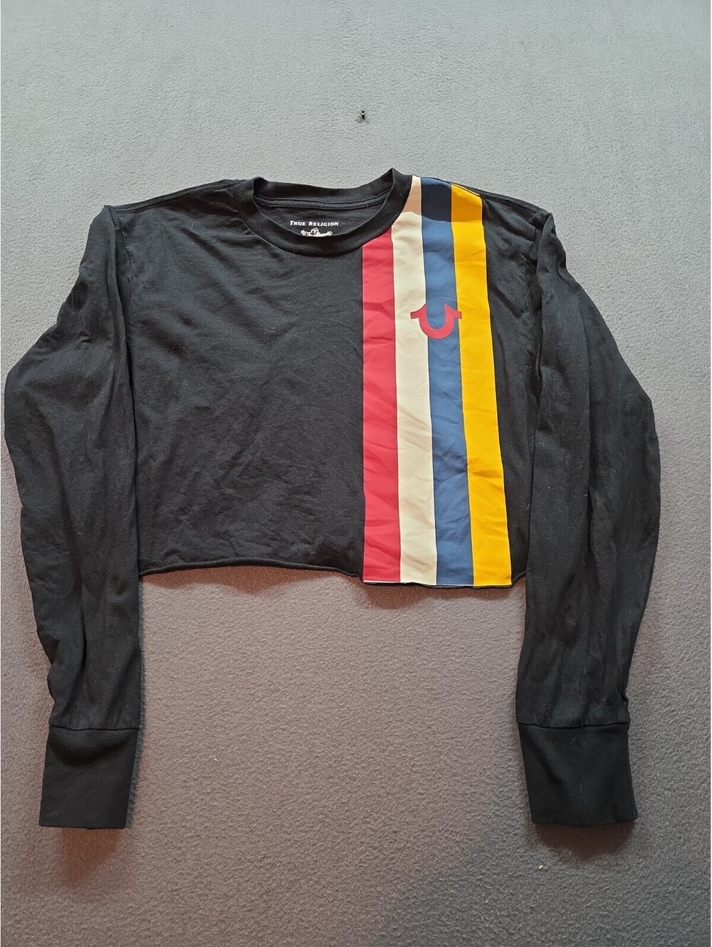 women's cropped long-sleeved shirt by True Religion size S